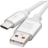 EMOS Type-C / USB-A Töltő- és adatkábel 1 m, fehér
