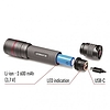 EMOS ULTIBRIGHT 80 CREE LED tölthető fém zseblámpa 600lm (P3180)