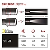 EMOS ULTIBRIGHT 90 CREE LED tölthető fém zseblámpa 1200lm (P3190)