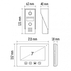 EMOS videó kaputelefon szett EM-03M 2WIRE (H2050)