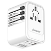 Energizer ETC450 univerzális csatlakozású (EU, UK, US, AU) utazó adapter és PD gyorstöltő max. 45W töltési teljesítménnyel