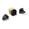 Energizer Ultimate - Multiplug EU / UK / US GaN 20W PD hálózati töltő arany (A20MUGD)