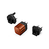 Energizer Ultimate - Multiplug EU / UK / US GaN 20W PD hálózati töltő Walnut Burl (A20MUWO)