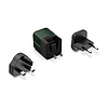 Energizer Ultimate - Multiplug EU / UK / US GaN 20W PD hálózati töltő zöld (A20MUGR)