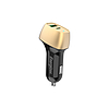 Energizer Ultimate - USB-C és USB-A 38W PD + QC3.0 autós töltő arany/fekete (D38BG)