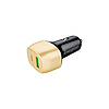 Energizer Ultimate - USB-C és USB-A 38W PD + QC3.0 autós töltő arany/fekete (D38BG)