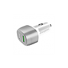 Energizer Ultimate - USB-C és USB-A 38W PD + QC3.0 autós töltő fehér/ezüst (D38WS)