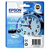 Epson 27XL T2715 Multipack Cyan Magenta Yellow tintapatron eredeti C13T27154012 (T2712 + T2713 + T2714) Ébresztőóra