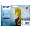 Epson T0487 Multipack Bk C M Y LM LC tintapatron eredeti C13T04874010 (T0481 + T0482 + T0483 + T0484 + T0485 + T0486) Csikóhal
