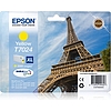 Epson T7024XL Yellow tintapatron eredeti C13T70244010 Eiffel-torony