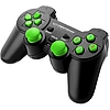Esperanza Warrior Gamepad PC USB, fekete-zöld (EGG102G)