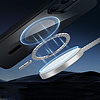 ESR Classic Hybrid Halolock MagSafe tok Samsung Galaxy S25+ készülékhez - átlátszó fekete