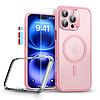 ESR Classic Pro Set Halolock MagSafe tok iPhone 16 Pro Maxhoz - rózsaszín