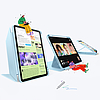 ESR Flip Hybrid tok iPad 10.9" 2020-2022 (4. / 5. generáció) / 11" 2024-2025 (6. / 7. generáció) készülékekhez - kék