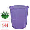 Esselte Colour Breeze papírkosár 14l áttettsző levendula 628462