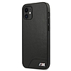 Etui BMW BMHCP12SMHOLBK iPhone 12 mini 5,4" czarny/fekete keménytok M Collection Smooth PU