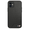 Etui BMW BMHCP12SMHOLBK iPhone 12 mini 5,4" czarny/fekete keménytok M Collection Smooth PU