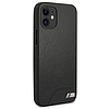Etui BMW BMHCP12SMHOLBK iPhone 12 mini 5,4" czarny/fekete keménytok M Collection Smooth PU