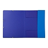 Exacompta Forever A4 karton gumis mappa 80mm gerinc kék