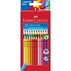 Faber-Castell Grip 2001 színesceruza készlet 24db-os normál háromszög 201750 környezetbarát