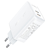 Fali töltő Acefast A29 PD50W GAN, 2x USB, 50W, fehér (A29 white)