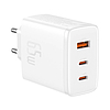 Fali töltő Baseus OS-Cube Pro 2xUSB-C + USB, 65W, fehér (P10152301213-00)