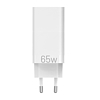 Fali töltő EU 2xUSB-C (65W/30W USB-A (30W Vention, FEDW0-EU, 2.4A, PD 3.0) (FEDW0-EU)