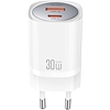 Fali töltő XO CE21, 30W, GaN, 1x USB-C, 1x USB-A