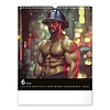 Falinaptár 2026 REALSYSTEM 300x340mm álló Firefighters