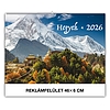 Falinaptár 2026 REALSYSTEM 460x320mm fekvő Hegyek
