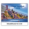 Falinaptár 2026 REALSYSTEM 460x320mm fekvő Várak kastélyok