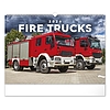 Falinaptár 2026 REALSYSTEM 480x330mm fekvő Fire trucks