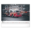 Falinaptár 2026 REALSYSTEM 480x330mm fekvő Fire trucks
