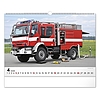 Falinaptár 2026 REALSYSTEM 480x330mm fekvő Fire trucks