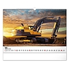 Falinaptár 2026 REALSYSTEM 480x330mm fekvő Heavy machines