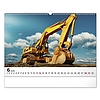 Falinaptár 2026 REALSYSTEM 480x330mm fekvő Heavy machines
