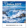 Falinaptár Aqua 340x325 mm spirálozott, reklámfelület: 70mm