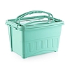 Fedeles műanyag doboz tetővel és füllel 15 liter 380x270x210 mm E-353