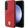Ferrari Big SF Perforált tok Samsung Galaxy S24-hez - piros