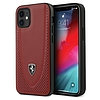 Ferrari FEOGOHCP12SRE iPhone 12 mini 5.4" piros/piros keménytok Off Track Perforált
