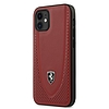 Ferrari FEOGOHCP12SRE iPhone 12 mini 5.4" piros/piros keménytok Off Track Perforált