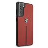 Ferrari FEOSIHCS21SRE S21 G991 piros/piros keménytok Off Track Leather Nylon Stripe