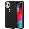 Ferrari FESSIHCP12LBK iPhone 12 Pro Max 6.7" fekete/fekete kemény tok On Track Szilikon