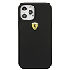 Ferrari FESSIHCP12LBK iPhone 12 Pro Max 6.7" fekete/fekete kemény tok On Track Szilikon