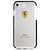 Ferrari Hardcase FEGLHCP7BK iPhone 7/8 SE 2020 / SE 2022 Ütésálló átlátszó fekete