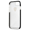 Ferrari Hardcase FEGLHCP7BK iPhone 7/8 SE 2020 / SE 2022 Ütésálló átlátszó fekete