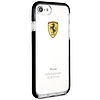 Ferrari Hardcase FEGLHCP7BK iPhone 7/8 SE 2020 / SE 2022 Ütésálló átlátszó fekete
