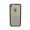 Ferrari Hardcase FEHCRFP7BK iPhone 7/8 /SE 2020 / SE 2022 átlátszó/fekete