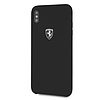 Ferrari Hardcase FEOSIHCI65BK iPhone Xs Max fekete/fekete szilikon pályán kívül