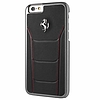 Ferrari kemény tok FESEHCP6BKR iPhone 6/6S 488 fekete/piros varrással